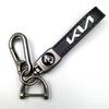 ZBAX1 Men Womens Luxury Leather Keychain Retro Keychain with Car Logo for Kia Rio Soul Seltos Forte K5 K3 Niro Sorento Stinger Sportag