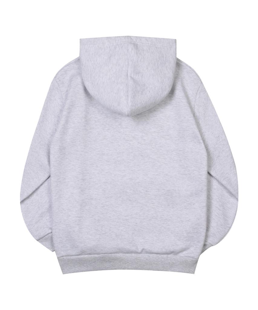 Another Archive Overlap 2-Way Zip-Up Hoodie_Gray
