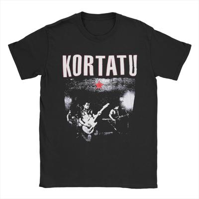Music Kortatu T-Shirts for Men  Funny Pure Cotton Tees O Neck Short Sleeve T Shirts Big Size Tops