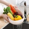 1/2 st Durkslag Ris skål Sil korg, Multifunktionell tvättkorg för kök, Litet durkslag för att rengöra frukt grönsaker