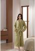 300G Thickened Coral Fleece Bathrobe Women Men Unisex, Autumn-Winter 2025, Warm Long Home Robe
