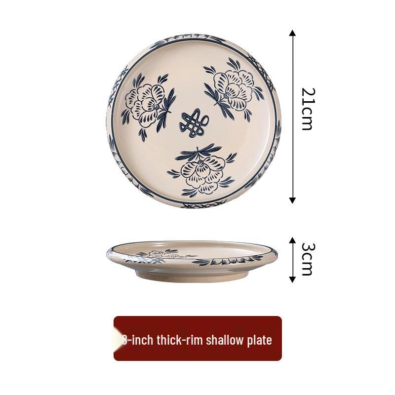 Sweet  Elegant Chinese Ceramic Noodle Bowl