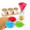 1pcs Mini Foldable Funnel Silicone Funnels Be Hung Household Liquid Dispensing Kitchen Tools
