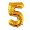 32-inch Gradient Gold/Silver/Rose Gold Number Foil Balloon (US Version)