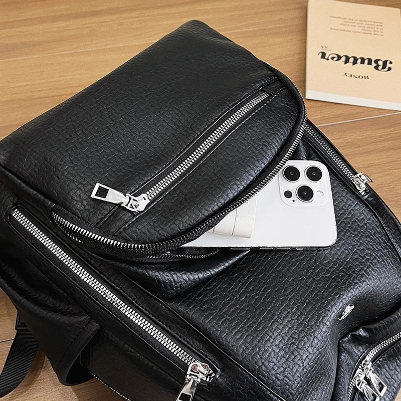 Soft Leather Backpack Women's Multi-Functional Travel Backpack