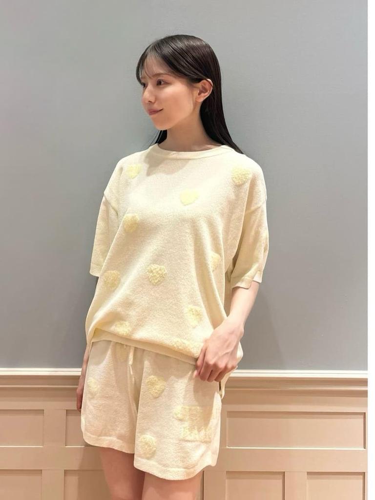 Gelato Pique Heart JQD Pullover PWNT252056 YEL F Women's
