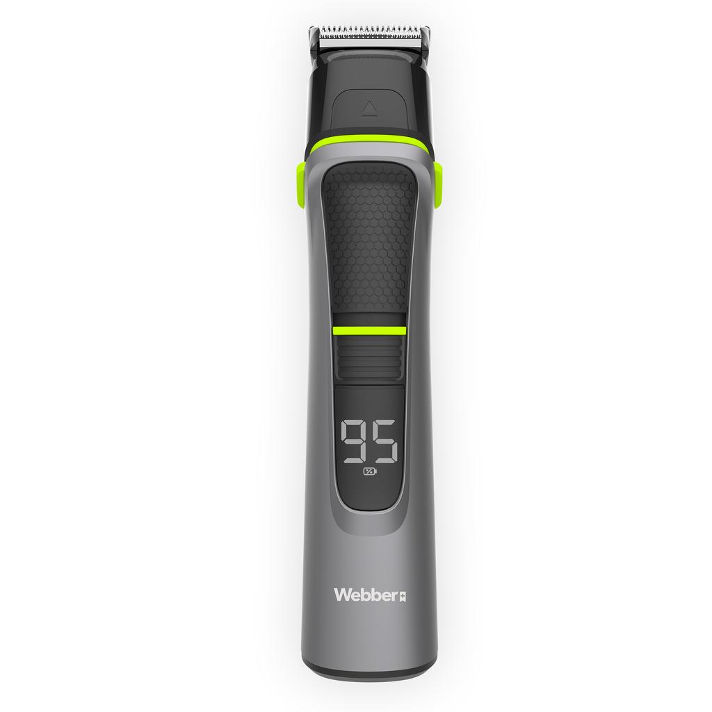 Webber 14-in-1 Men's Trimmer - Shaver + Beard + Hair + Nose Wet&Dry PRO Set