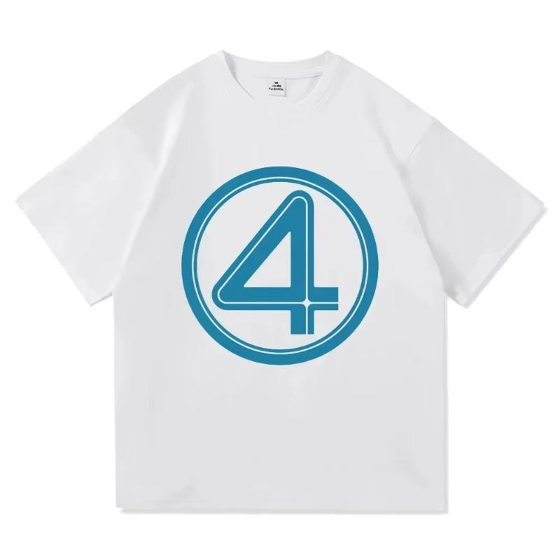 

Fantastic Four First Step T Shirt 2025 Movie Womens Clothing Harajuku Tops Gift Graphic T Shirt Personality Summer Streetwear 3XL