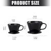 Ceramic Coffee Dripper Pouring Over Filter Funnel Cup Even Extraction Perfect For Coffee Enthusiasts