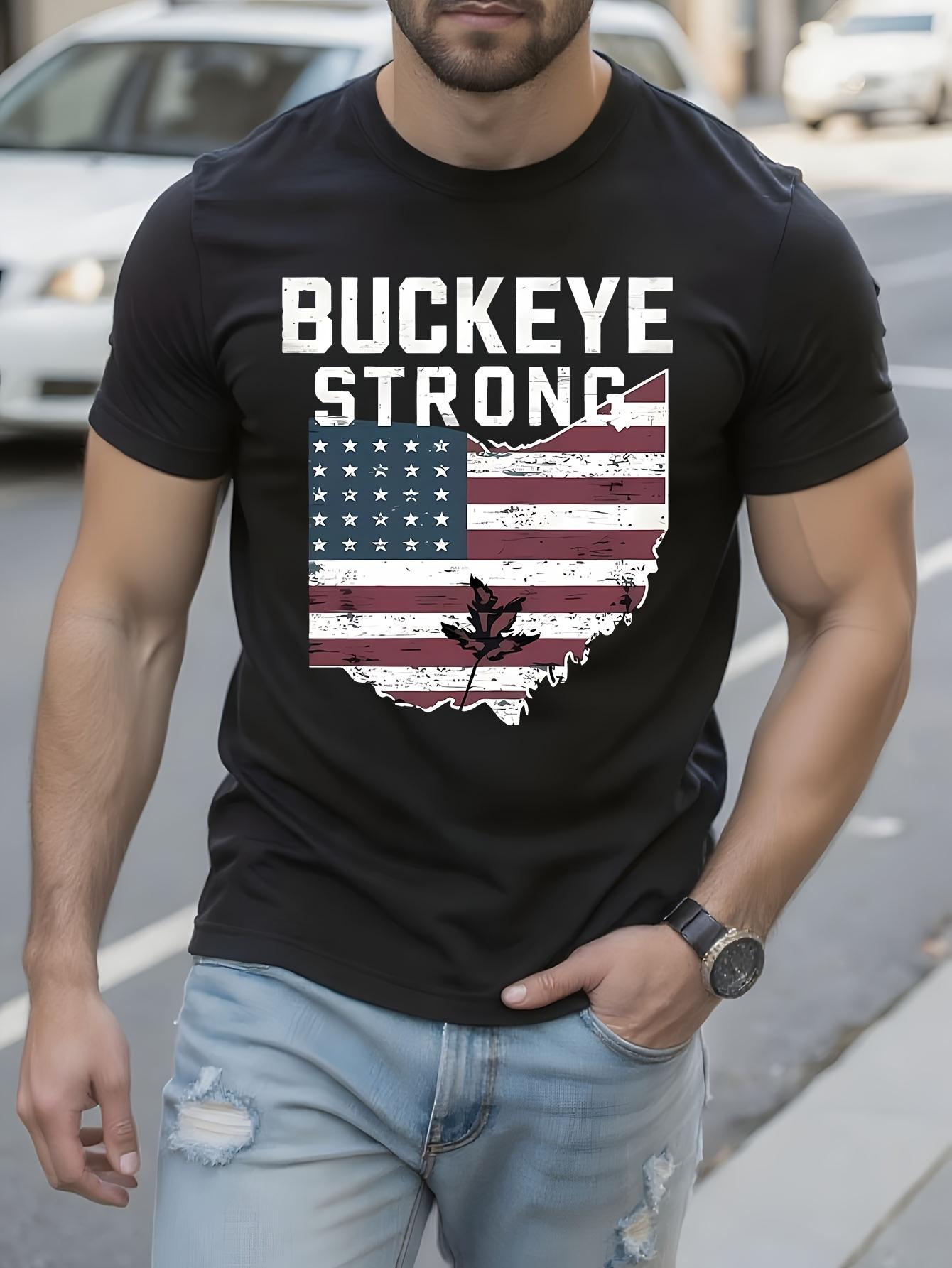 Ohio State Pride Tshirt - Buckeye Strong Graphic Tee XXL