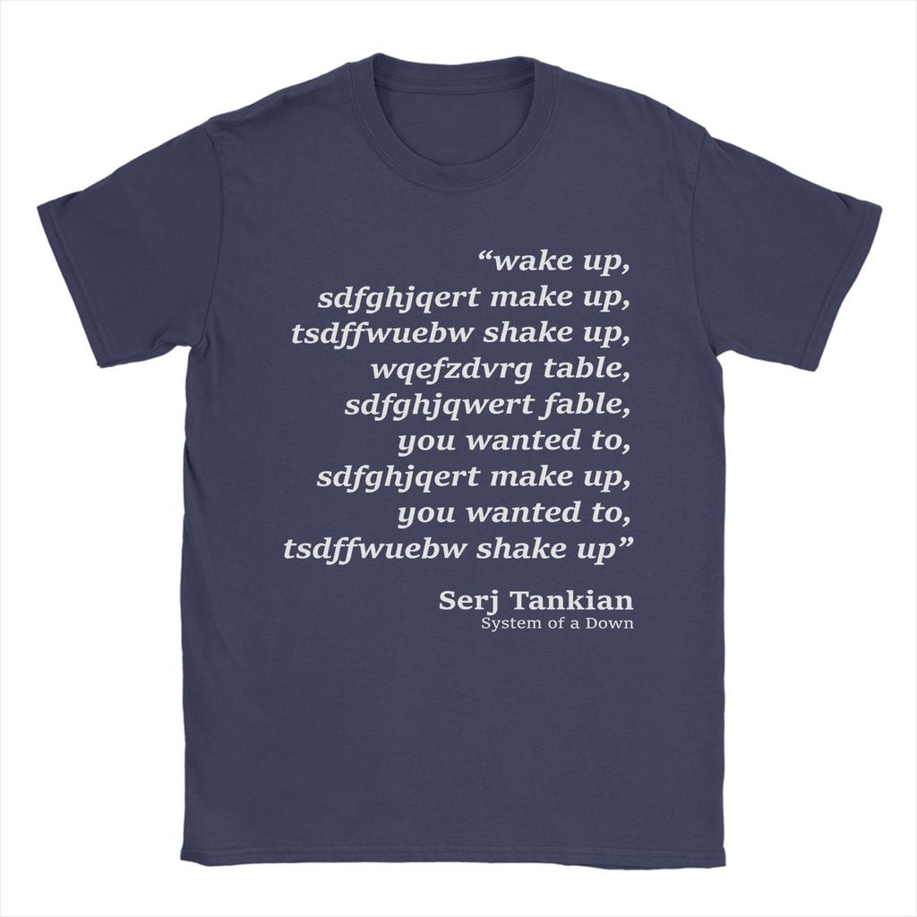 Svegliati T-shirt parodia Chop Suey dei System of a Down per Unisex Maglietta Casual 100% Cotone Magliette a Manica Corta Abbigliamento 6XL