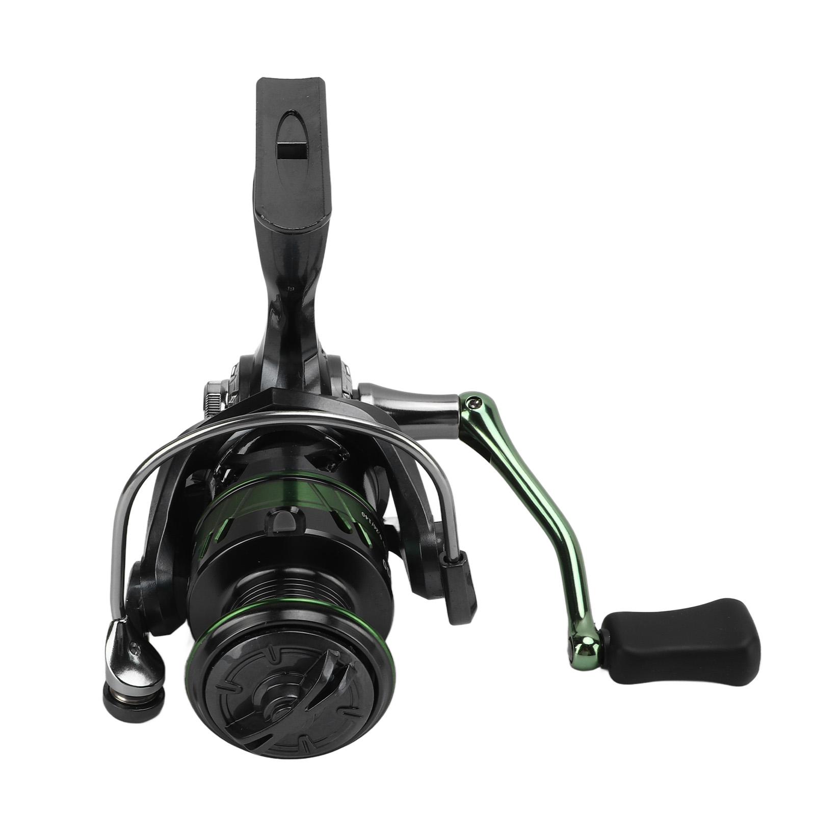 Fishing Reel Metal Spinning Fishing Reel Stainless Steel Gapless High Speed 5.2:1 Lightweight for Freshwater Saltwater