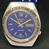 USED VINTAGE SEIKO 5 AUTOMATIC 7009A JAPAN MENS BLUE COLOR DIAL WATCH A433620-2 R118-a433620