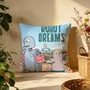 Stylish RRobot Dreamser Cushion Cover Versatile DoubleSided Pillow Case Fit for Sofa Bed Car  Daily Decor