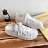 Kawaii Damen Sneaker Weiß Tennis Damenschuhe Canvas Slipper Damen Reihenschuhe Plateau Flats Lässige Damen Vulkanisierte Schuhe