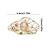 Elegant Magnetic Clasp Brooch Fashionable Alloy Jewelry Accessory For Formal Wear & Daily Parties Lightweight
