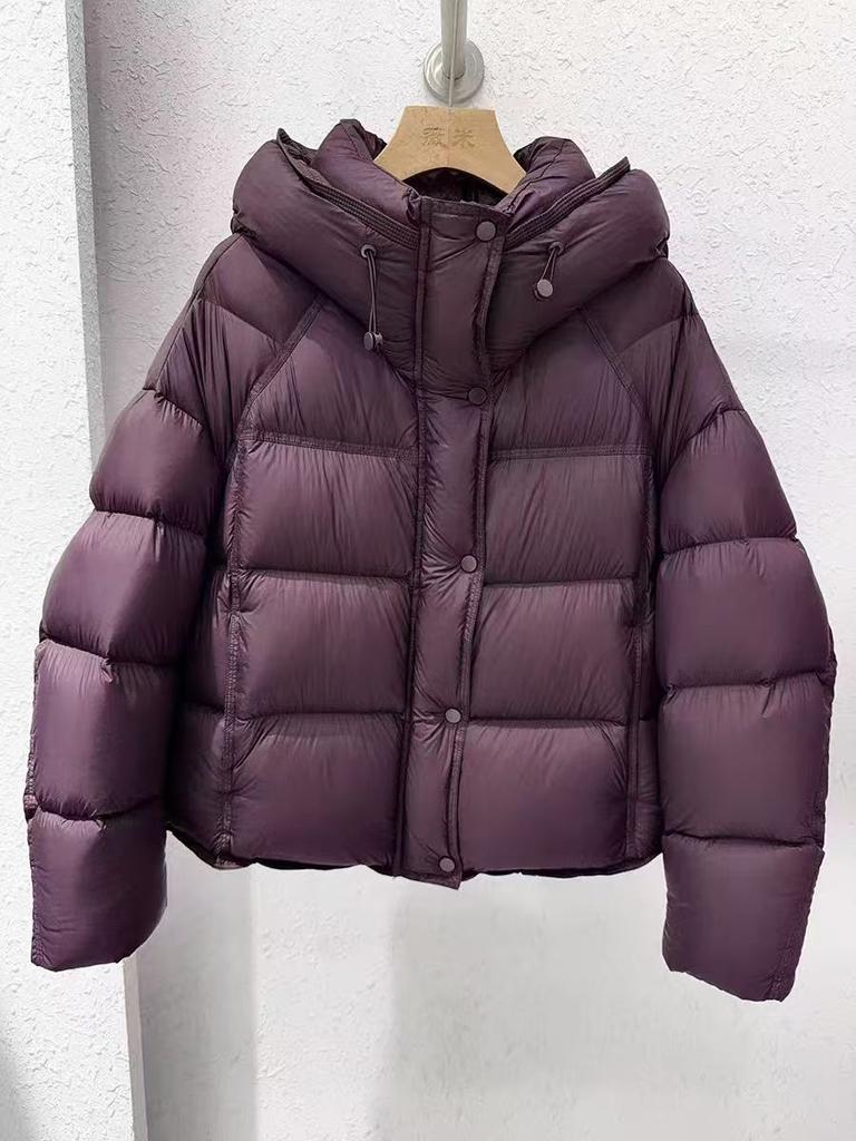 Puff down cotton cotton jacket women's winter new short hooded loose bread jacket cotton jacket jacket thick