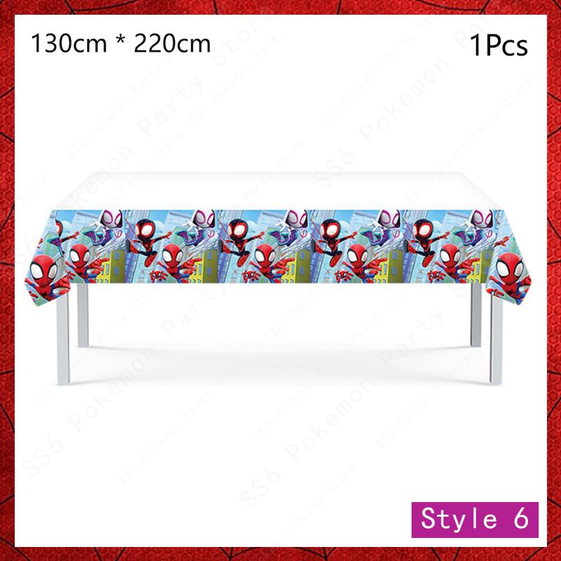 Spiderman Birthday Party Decor Itemations Disposable Tableware Plate Cup Napkins Bags Spidey Party Birthday Decor Itemation Supplies Set