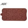 Chocolate Candy Making Tool Button Silicone Mold, Food Grade Non Stick Casting Easy Release Mold Tray, Flexible for DIY Baking And Crafting