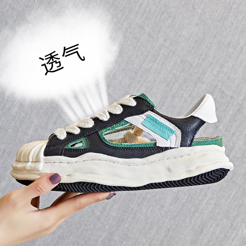 

Сандалии на ракушечной подошве женские 2025 лето новые женские туфли на платформе повседневные спортивные универсальные женские туфли 40