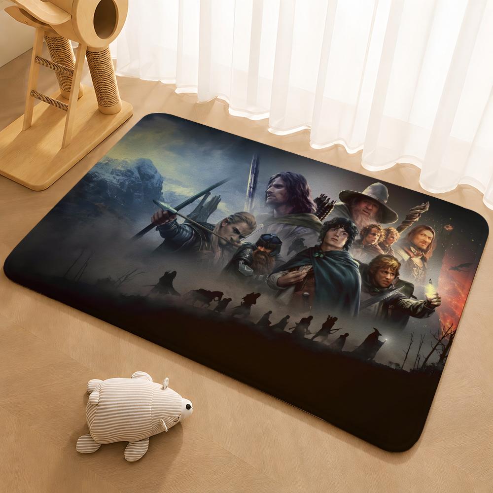 The Lord of the RingS Floor Mat Floor Mat Soft Flannel Non-Slip Door Rug for Living Room