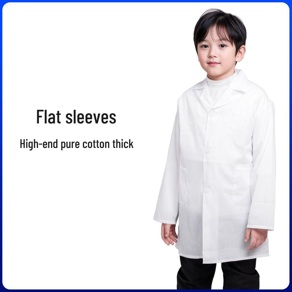 Kids' White Lab Coat for Science Role Play and Performances