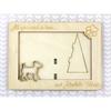 Airedale Terrier, Bingley Terrier - Fotoramme, indgraveret træramme, en dejlig gadget til hundeelskeren fra Art-Dog