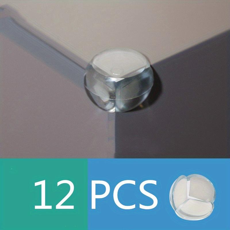 

12pcs Baby Proofing Corner Guards-Transparent Plastic Child Safety Edge Bumpers,Non-Toxic Furniture Protectors for Tables, Cribs, Fireplaces & Corners 12pcs