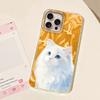 Cute Cartoon Duck Cat Phone Case Phone Case for Apple Iphone 16 15 14 Plus 13 Pro Max 7 16e SE 2022 Texture Hard Silicone Cover