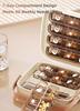 7-Day Pill Box with 24/32 Compartments a Convenient And Portable Pill Organizer, Senior-Friendly Medication Box Weekly Pill Box