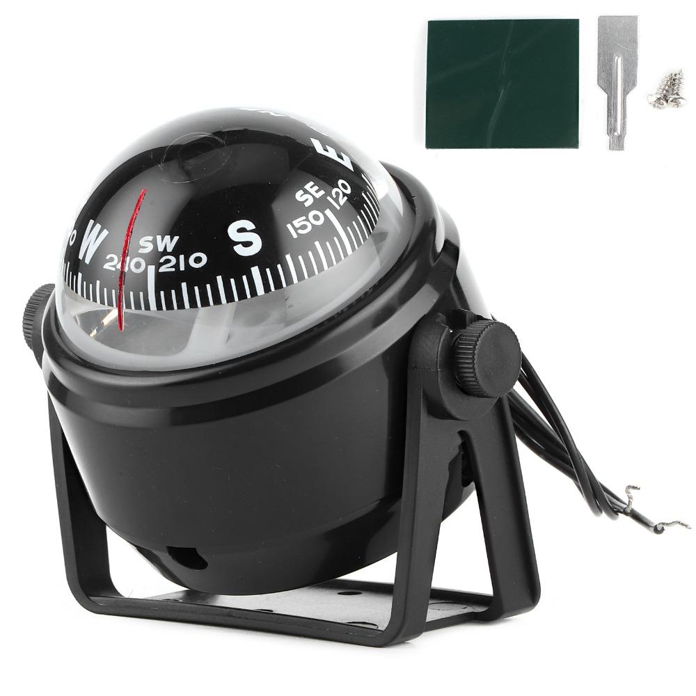 Digital Display Marine Electronic Compass 12V Power Boat Navigation Compass  Caravan Use