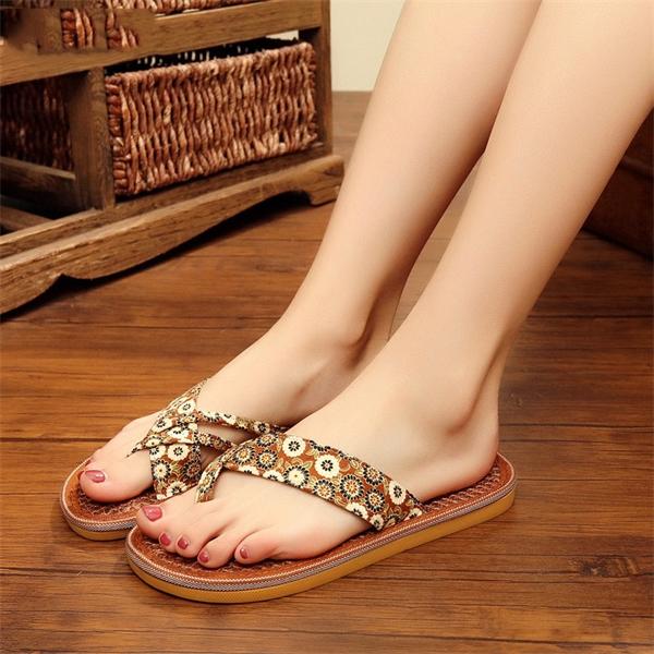Beautiful Cover Palm Slippers Comfortable Handmade Leather Palm
