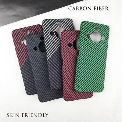 Luxury Ultra Thin Carbon Fiber Textured Phone Case For Honor X60 X50 X40 X30 Pro GT X9c Smart Anti-Fingerprints Hard PC Full Protective Cover Shell