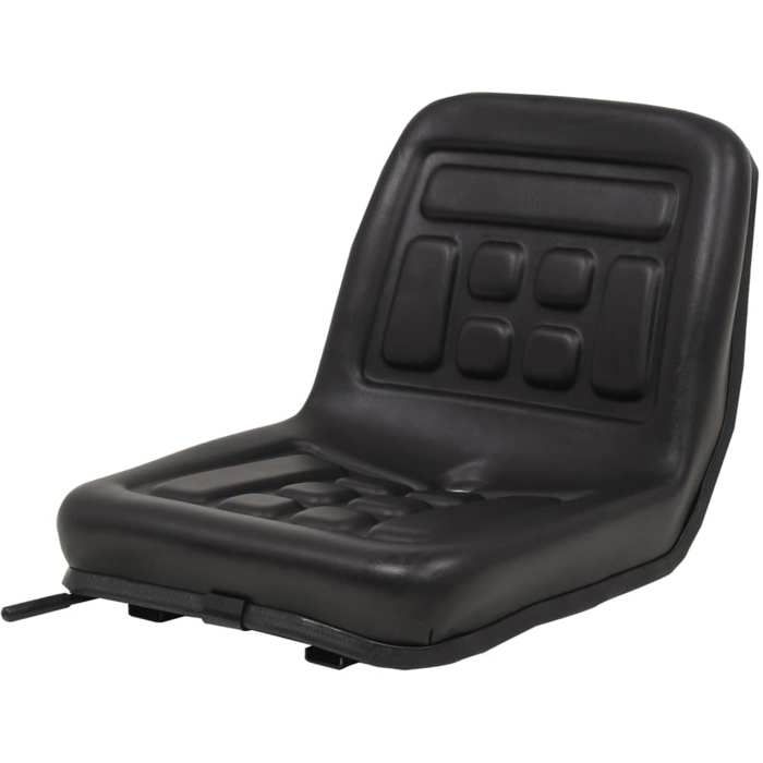 Siège de tracteur - vidaXL - Universel - Noir - Métal - Confortable et ajustable