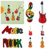 Spille Rock per Ukulele Spille Smaltate Carine per Chitarra Elettrica Spille per Donne Decorazione Zaino