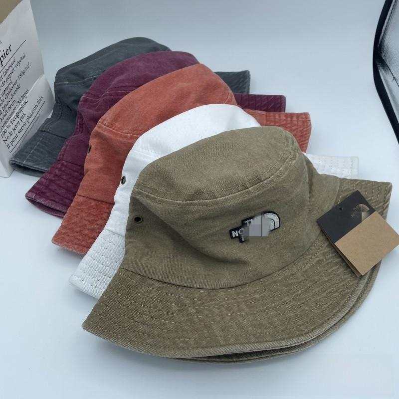 Summer Mens Cotton Bucket Hat With Wide Brim Sunshade For Camping And Hiking