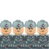 Ww2 Military German Soldiers Figures Helmet Building Blocks Army Infantry Warrior Gunner Armour Cannon Vest Weapons Bricks Toys