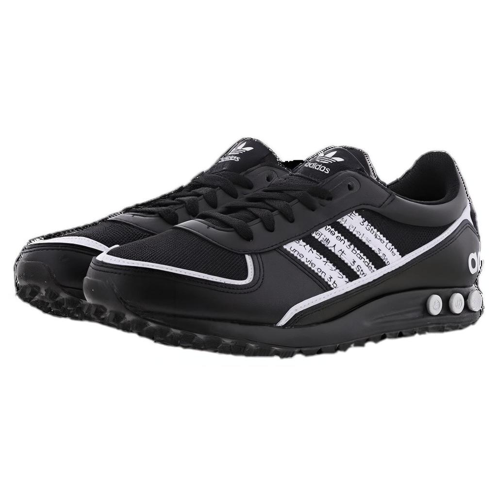 Adidas Originals La Trainer 2.0 Comfortable Daily Non-Slip Wear-Resistant Low-Top Lifestyle Shoes Unisex Sneakers Black FZ5963