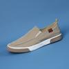 Large Size Men's Canvas Shoes Lightweight and Breathable Casual Slip-On Loafers Wide Cloth Shoes Old Beijing Cloth Shoes