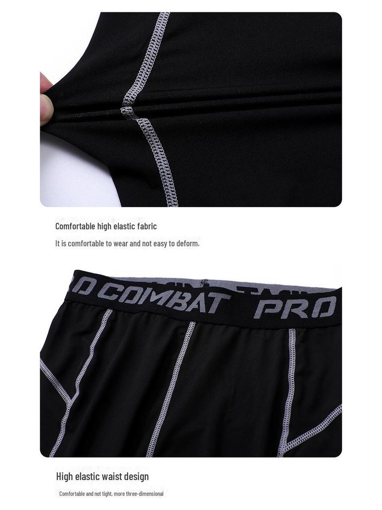 Boys' and Children's Quick-Dry Velvet Fitness Suits for Spring/Autumn - Warm, Tight Fit for Women and Adults, Ideal for Outdoor Sports and Running