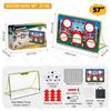 57 Inch Kids Soccer Goal Set Iron Soccer Training Equipment Outdoor Sports Gift Portable Soccer Toy