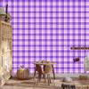 Purple Lavender, Purple and White Checkered Wallpaper 50x1000