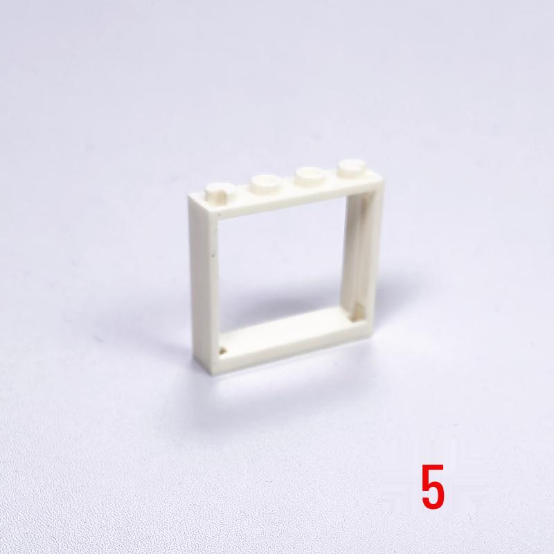 High-end MOC Mini Model City Building Blocks: Door & Window Parts