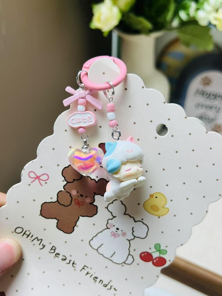 It Can Be Punched To Make A Keychain, and The Mobile Phone Chain Is Cute and Trendy To Play with.