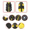 Winter Dog Vest With Integrated  No Pull Waterproof Warm Fleece Back Zipper For Small Medium Dog