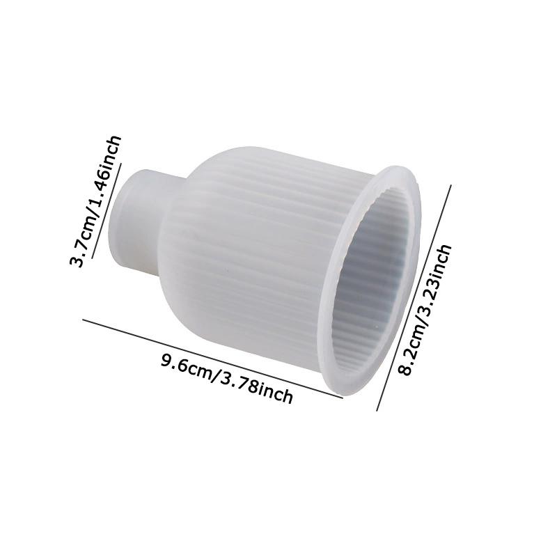 WTEMPO 4PCS 4-Style Vase Ornaments Silicone Molds DIY Gypsum Vase Molds Creative Liquid Gule Resin Molds