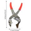 Anti-slip Car Door Lock Cylinder Pliers Durable Alloy Steel Car Lock Face Clamp Pliers 22.5 Cm Red