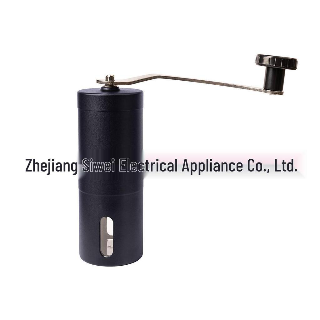 Compact Hand-Crank Coffee Grinder - Portable Manual Ceramic Burr for Home Use