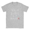 Va A Subir La Marea Spanish Quote Graffiti Text T-Shirt Casual Motivational Unisex Black Cotton Women And Men T-shirts