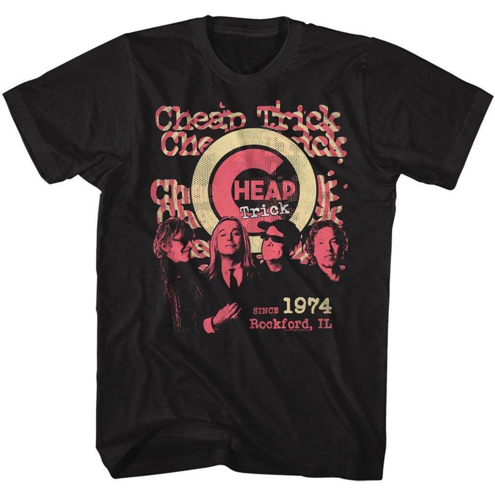Cheap Trick Since 1974 Black Adult T-Shirt 3XL